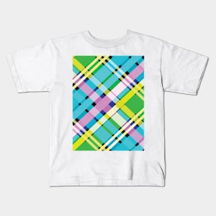 Technoclour Plaid Kids T-Shirt